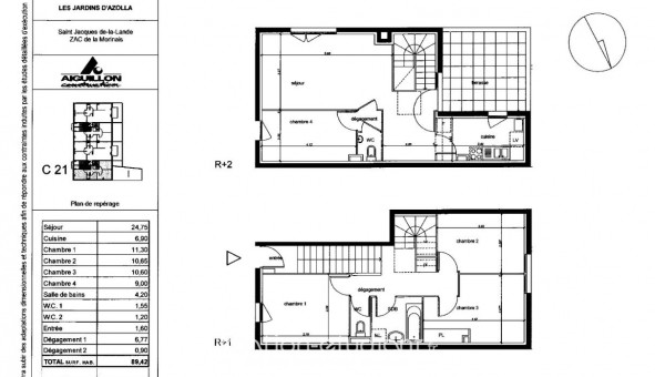 Logement �tudiant Chambre &agrave; Saint Jacques de la Lande (35136)