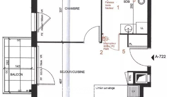 Logement �tudiant T2 &agrave; Asni�res sur Seine (92600)