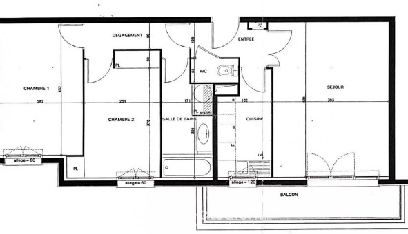 Logement �tudiant T3 &agrave; Asni�res sur Seine (92600)