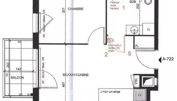 Logement �tudiant T2 &agrave; Asni�res sur Seine (92600)