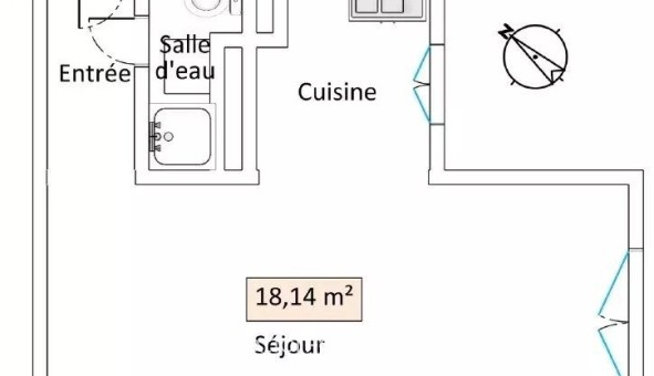 Logement �tudiant Studio &agrave; Asni�res sur Seine (92600)