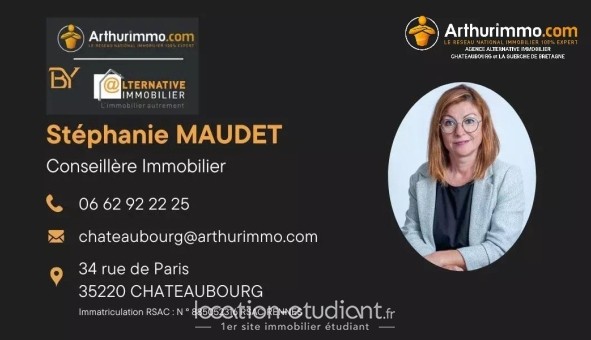 Logement �tudiant Studio &agrave; Rennes (35000)