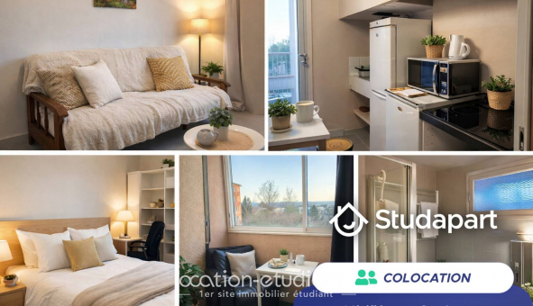 Colocation �tudiante Studio &agrave; Aix en Provence (13100)