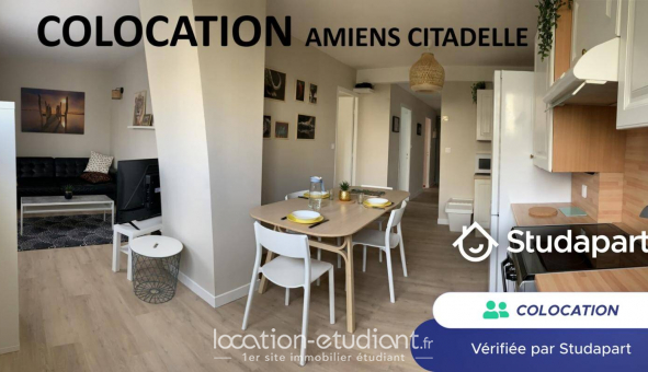 Colocation tudiante T3 à Amiens (80090)
