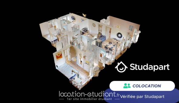 Colocation étudiante Studio à Amiens (80090)
