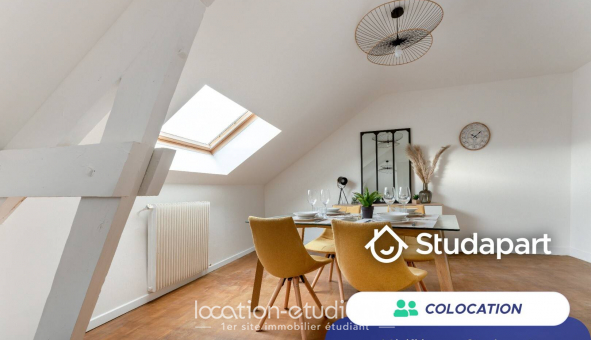 Colocation tudiante Chambre dans une colocation de 12m2