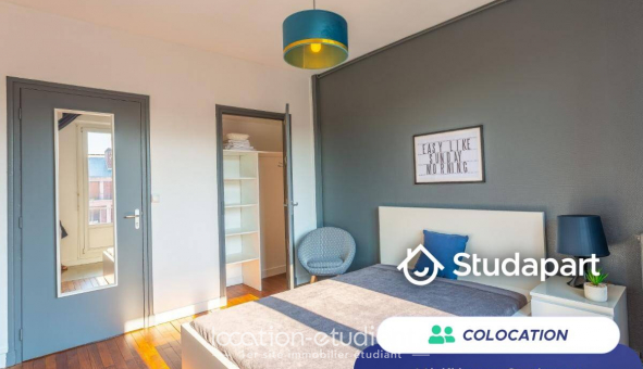 Colocation tudiante Chambre dans une colocation de 13m2