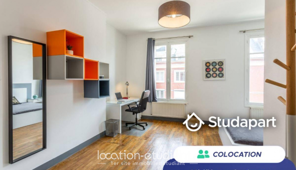 Colocation �tudiante Studio &agrave; Amiens (80090)