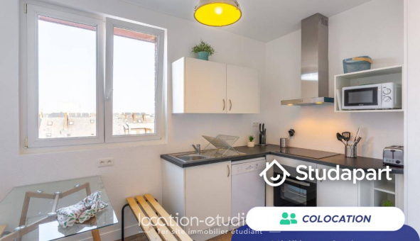 Colocation �tudiante Studio &agrave; Amiens (80090)