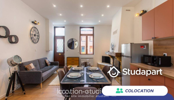 Colocation �tudiante Studio &agrave; Amiens (80090)