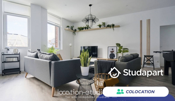 Colocation étudiante T1 &agrave; Amiens (80090)