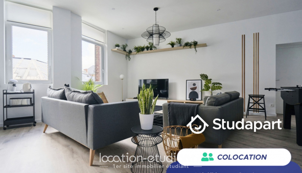 Colocation �tudiante T1 &agrave; Amiens (80090)