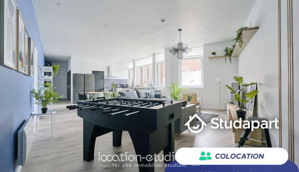 Colocation étudiante T1 &agrave; Amiens (80090)