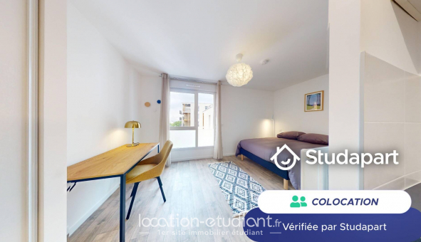 Colocation tudiante Chambre dans une colocation de 19m2