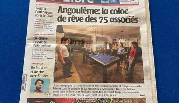 Colocation tudiante Studio à Angoulme (16000)