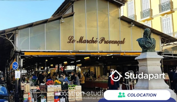 Colocation tudiante Studio à Antibes (06160)