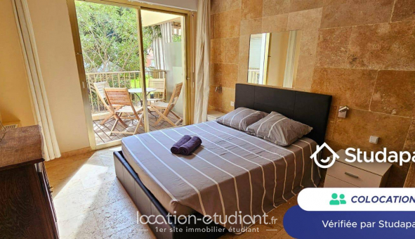 Colocation �tudiante Studio &agrave; Antibes (06160)