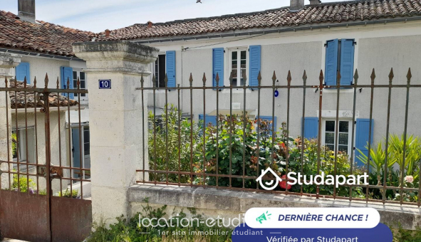 Colocation étudiante Studio à Archiac (17520)