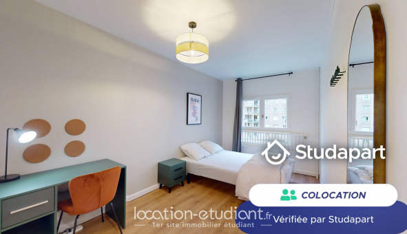 Colocation étudiante Chambre dans une colocation de 9m2