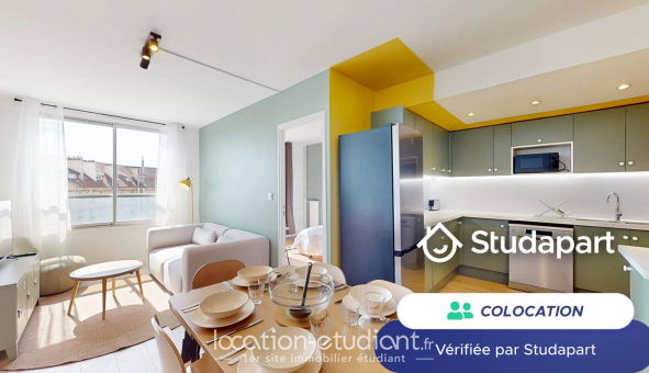 Colocation tudiante Studio à Asnires sur Seine (92600)