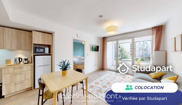 Colocation tudiante Studio à Asnires sur Seine (92600)