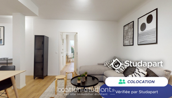 Colocation étudiante Studio à Bagnolet (93170)