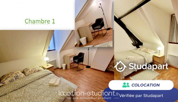 Colocation tudiante Studio à Beauvais (60000)
