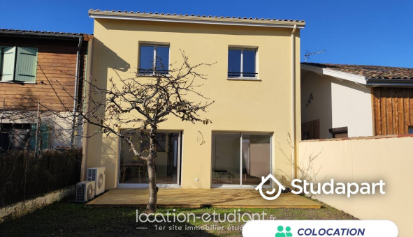 Colocation étudiante Studio &agrave; Bègles (33130)