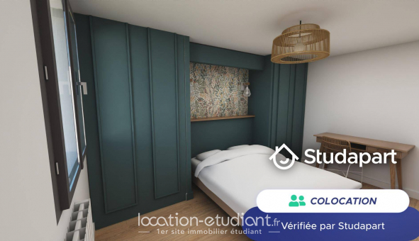 Colocation tudiante Chambre dans une colocation de 12m2