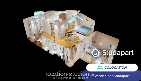 Colocation tudiante Studio à Bordeaux (33300)