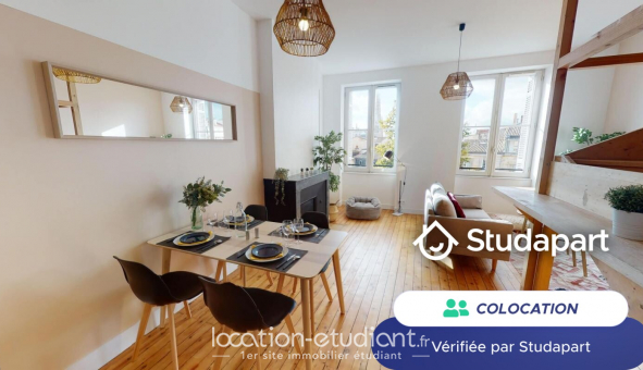 Colocation tudiante Studio à Bordeaux (33300)