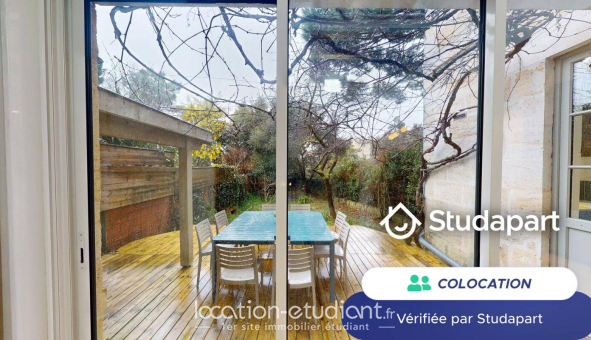 Colocation tudiante Studio à Bordeaux (33300)