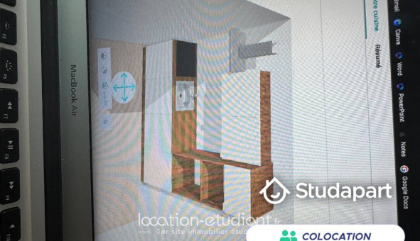 Colocation tudiante Studio à Bordeaux (33300)