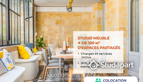 Colocation tudiante Studio à Bordeaux (33300)