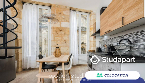 Colocation �tudiante Studio &agrave; Bordeaux (33300)
