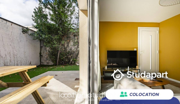 Colocation �tudiante Studio &agrave; Bordeaux (33300)