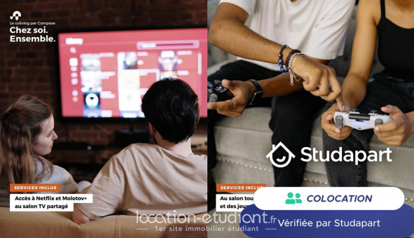 Colocation �tudiante Studio &agrave; Bordeaux (33300)