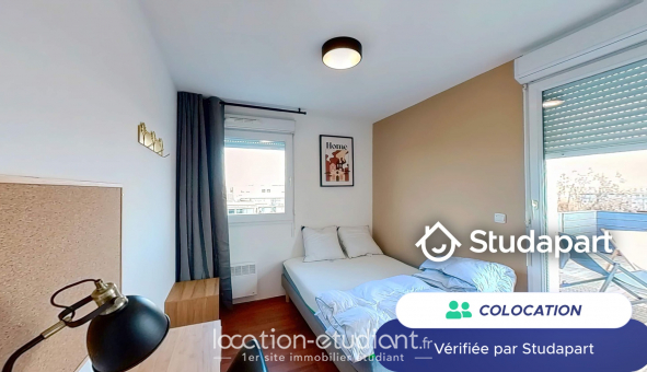 Colocation étudiante T1 à Bordeaux (33300)
