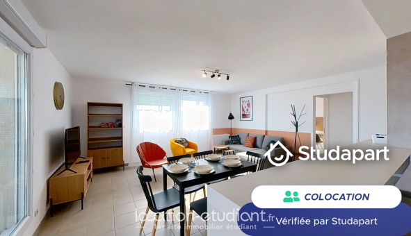 Colocation étudiante T1 à Bordeaux (33300)