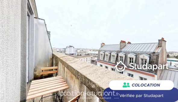 Colocation �tudiante Studio &agrave; Brest (29200)