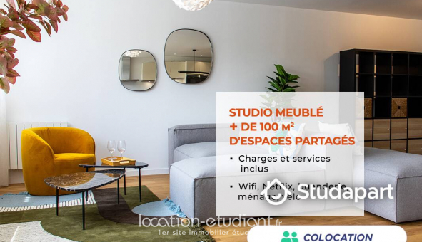 Colocation tudiante Studio à Bron (69500)