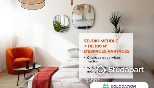 Colocation �tudiante Studio &agrave; Bron (69500)