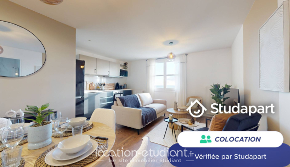 Colocation étudiante Studio &agrave; Cergy (95000)