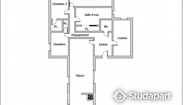 Colocation �tudiante T5 &agrave; Cergy (95000)
