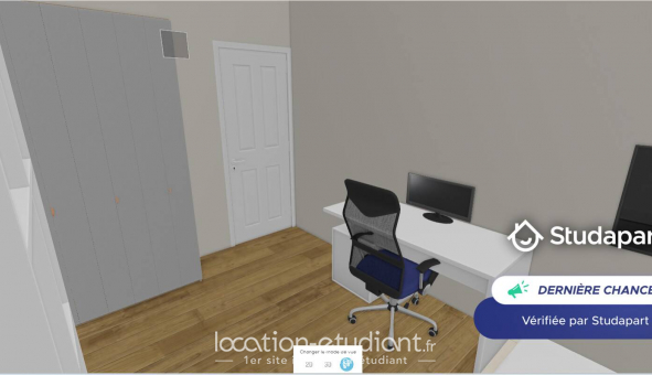 Colocation tudiante Studio à Chelles (77500)