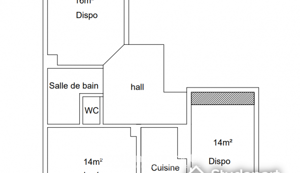 Colocation tudiante Studio à Chieulles (57070)