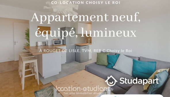 Colocation �tudiante Studio &agrave; Choisy le Roi (94600)