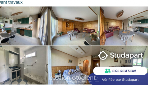 Colocation tudiante Studio à Cholet (49280)