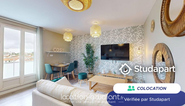 Colocation étudiante Studio à Clermont Ferrand (63000)