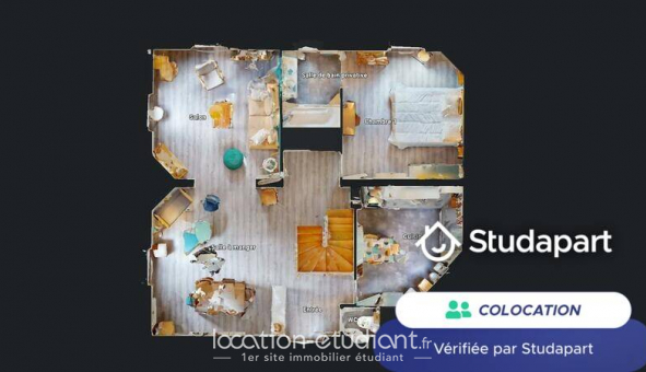 Colocation tudiante Studio à Clermont Ferrand (63000)